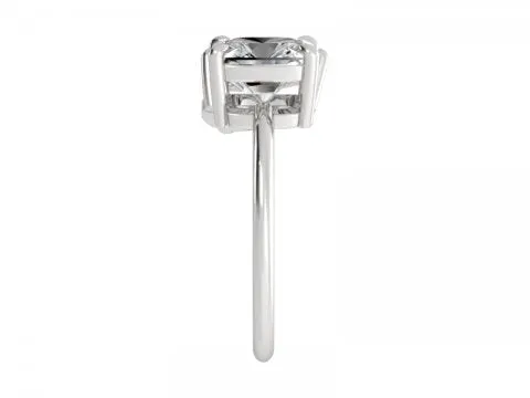 2.58ct Toi Et Moi Ring with Pear and Cushion