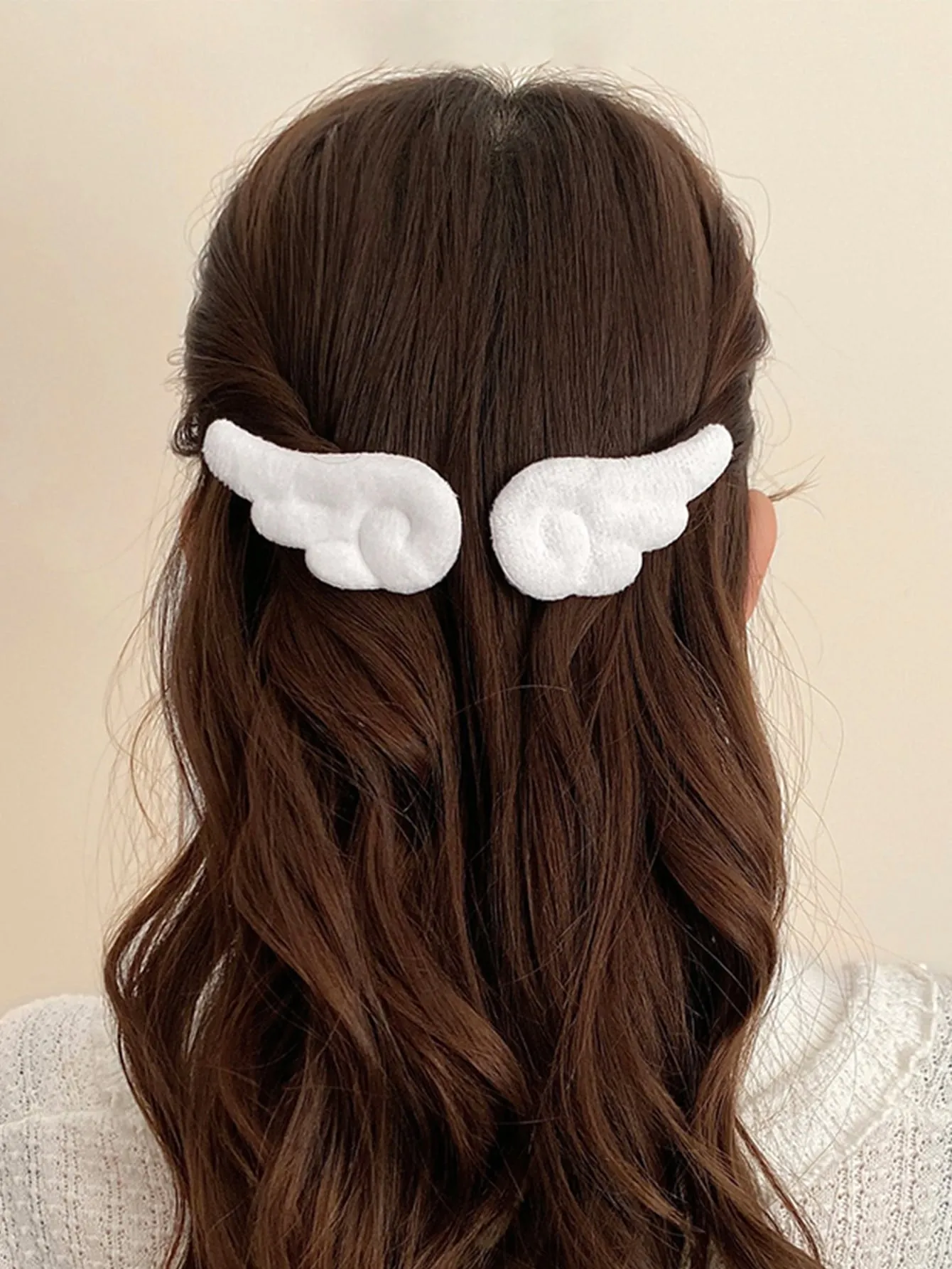 2pcs Cartoon Wing Shaped Hair Clip for Women Barrette Styling Hair Accessories