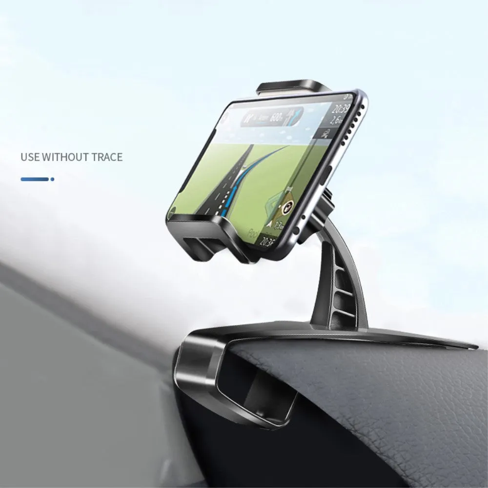 3 in 1 Car GPS Smartphone Holder: Dashboard / Visor Clamp   AC Grid Clip for Zopo ZP200 , Shining Plus, Royal Shining - Black