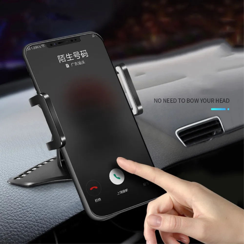 3 in 1 Car GPS Smartphone Holder: Dashboard / Visor Clamp   AC Grid Clip for Zopo ZP200 , Shining Plus, Royal Shining - Black