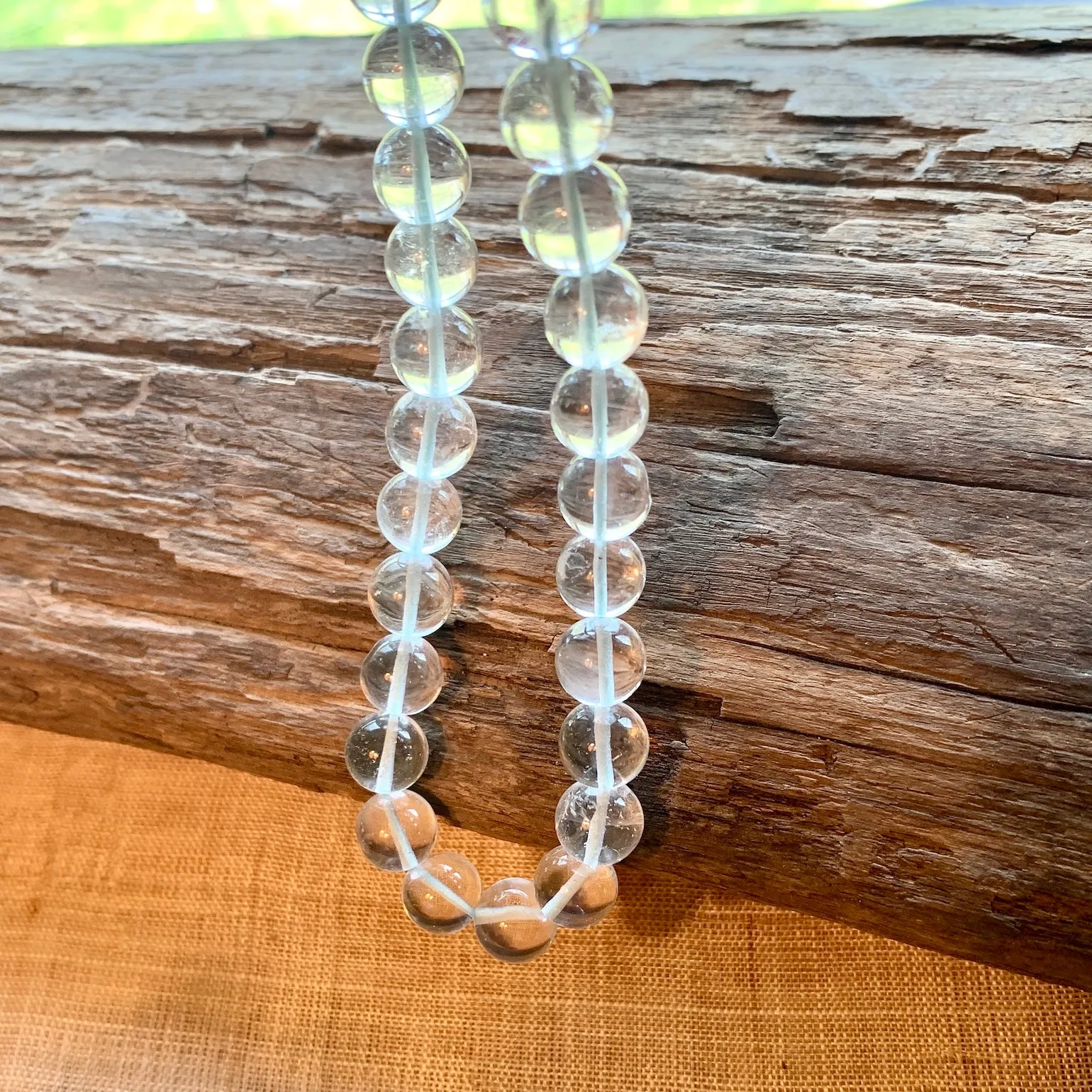 9mm Blue Topaz Beads
