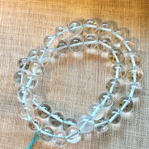 9mm Blue Topaz Beads