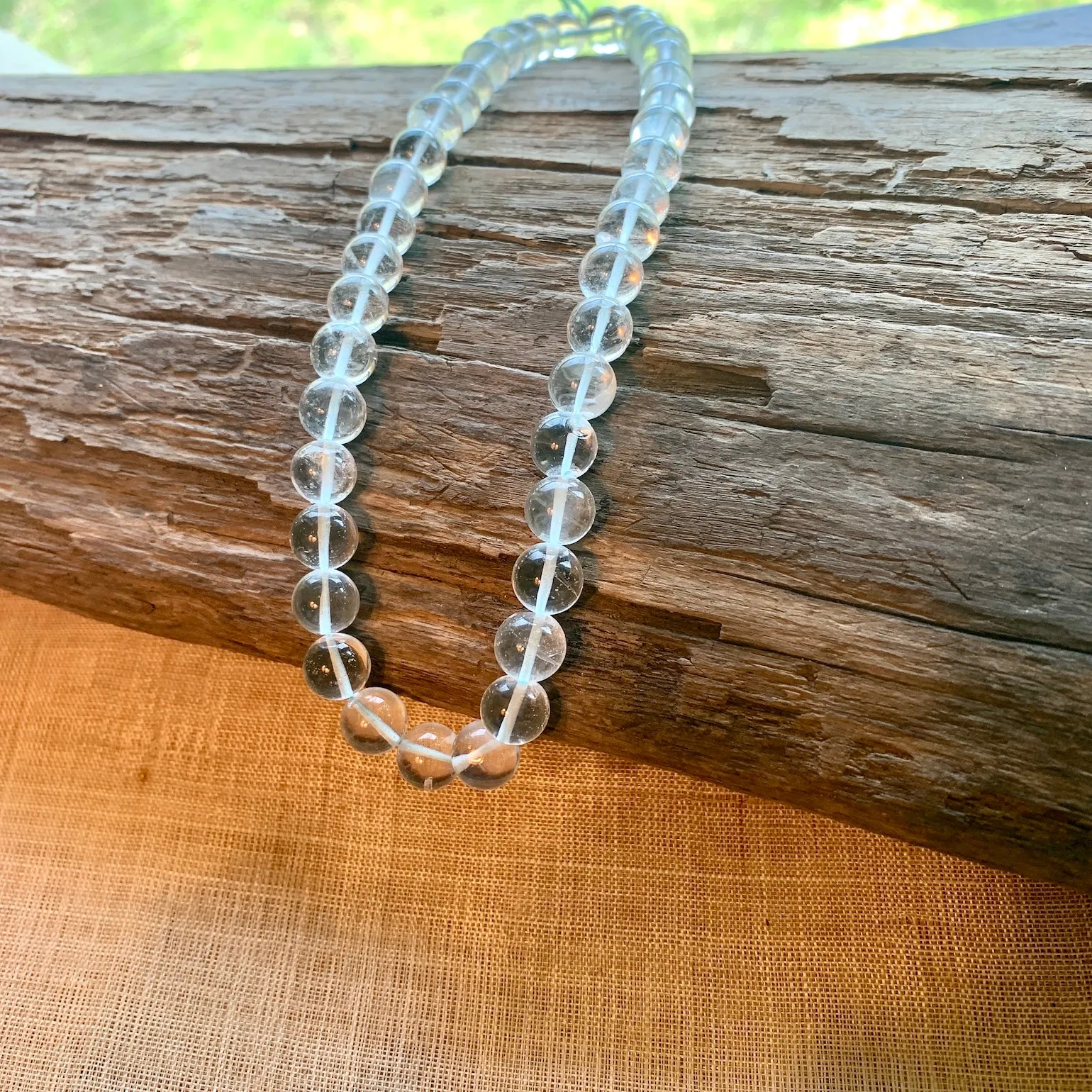 9mm Blue Topaz Beads