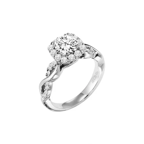 Artcarved Bella Engagment Ring Wht Gold-A Engagement Ring 31-V320ERW-E
