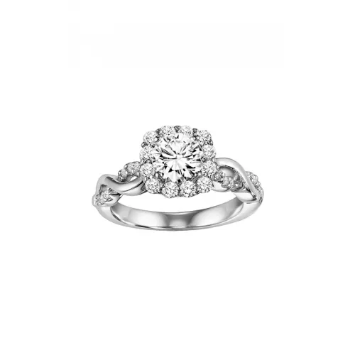 Artcarved Bella Engagment Ring Wht Gold-A Engagement Ring 31-V320ERW-E