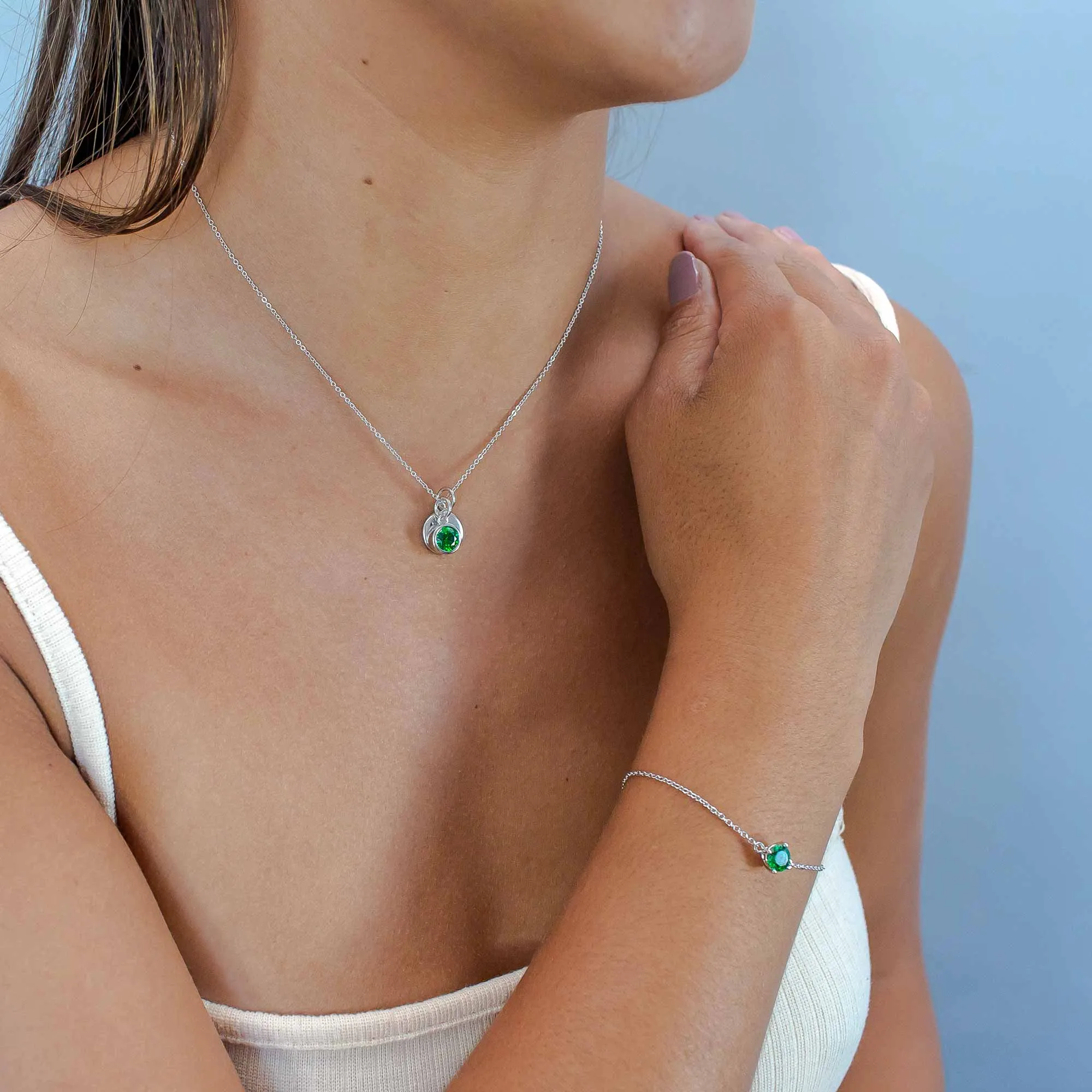 August Birthstone Pendant - Peridot