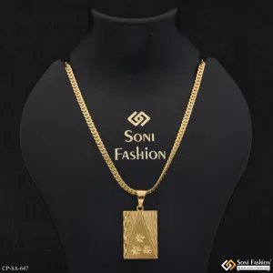 Awesome Design Golden Color Chain Pendant Combo for Men - Style A647