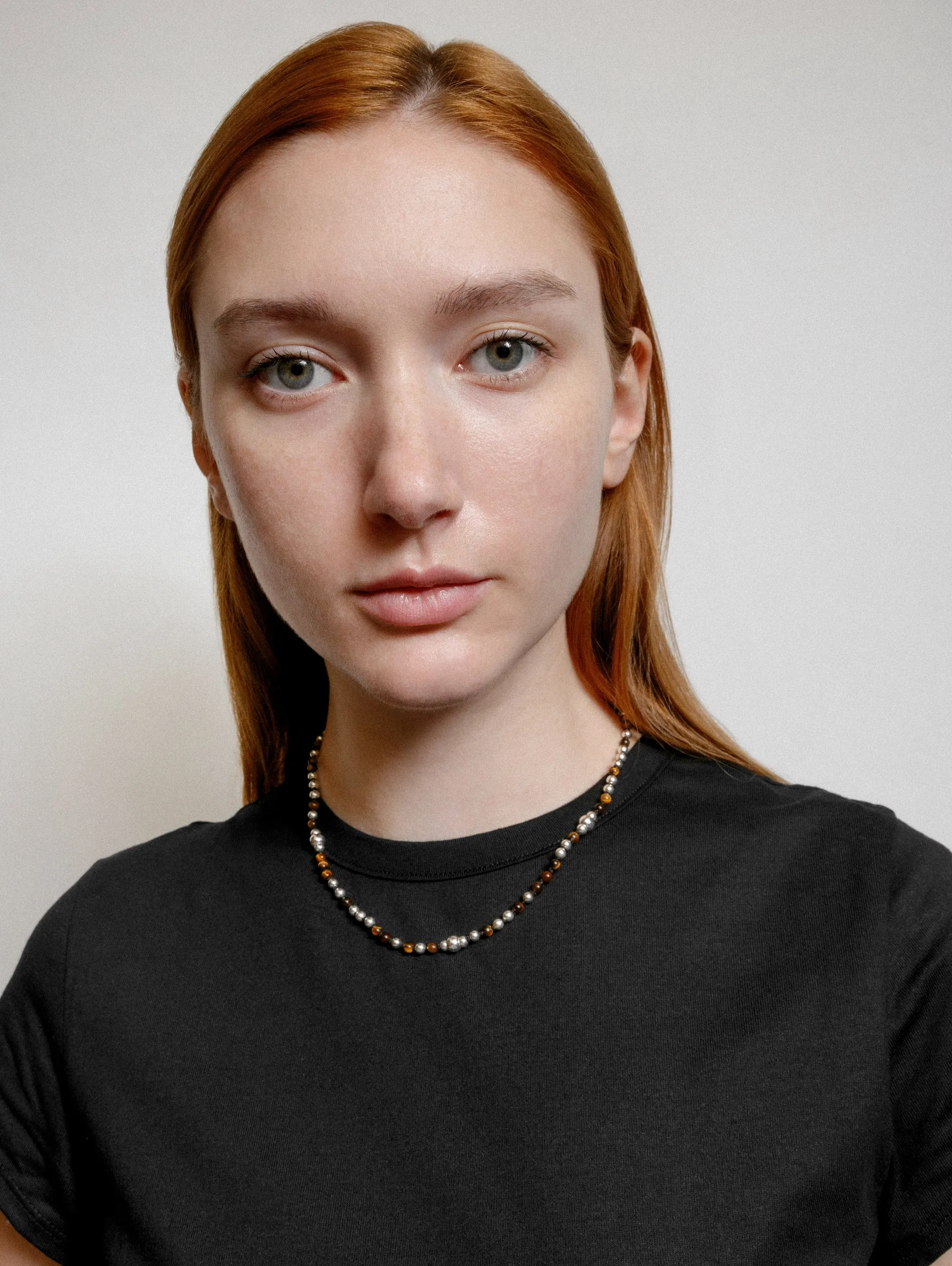 Caleb Necklace in Brown (Sample)