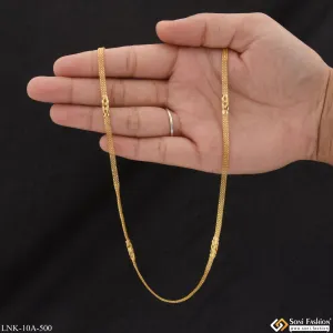 Casual Design Hand-Finished Design Gold Plated Necklace for Ladies - Style A500