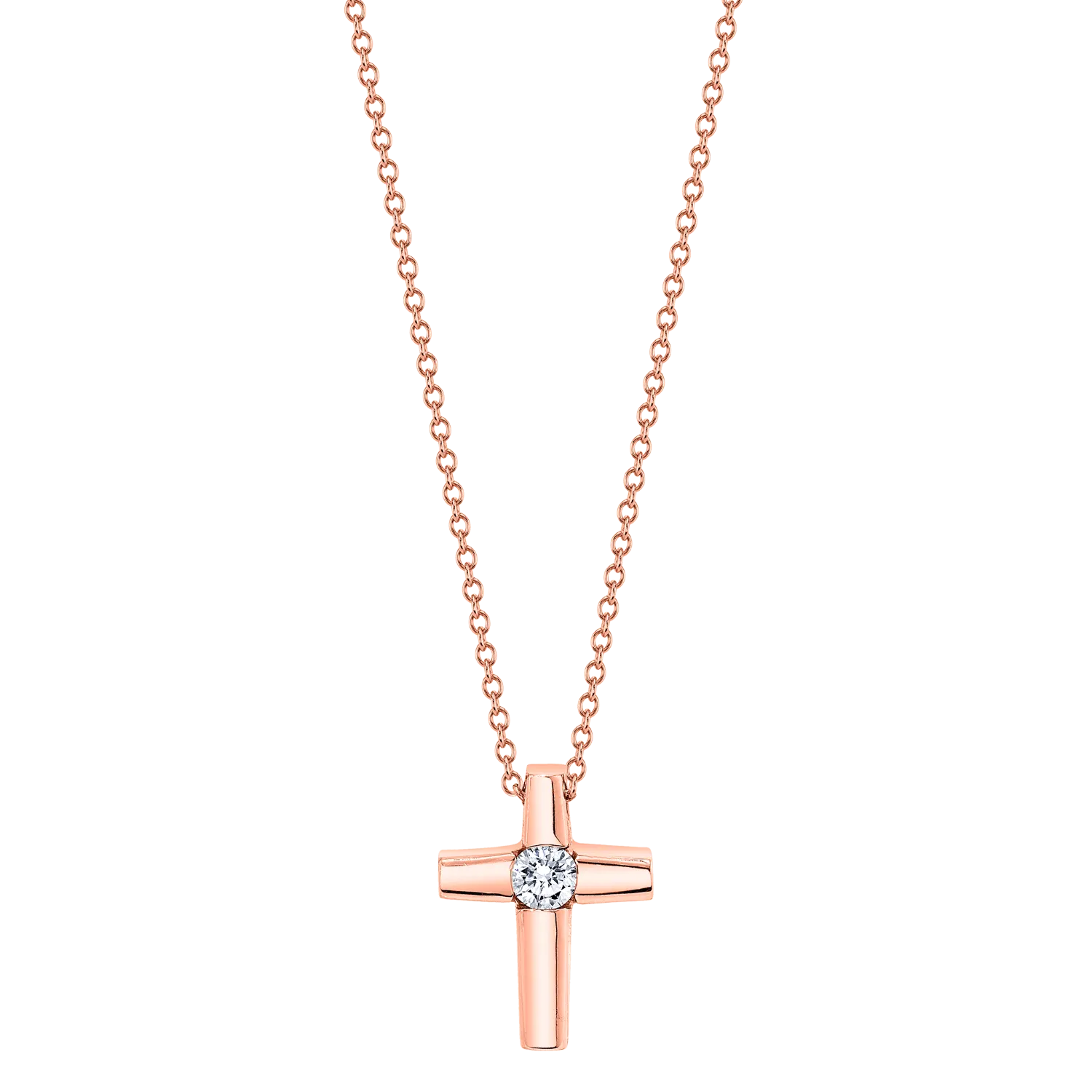 Center Diamond Cross
