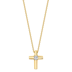 Center Diamond Cross