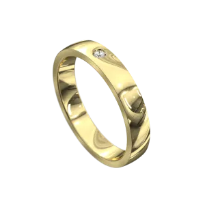 Classic Half Round Diamond Ring