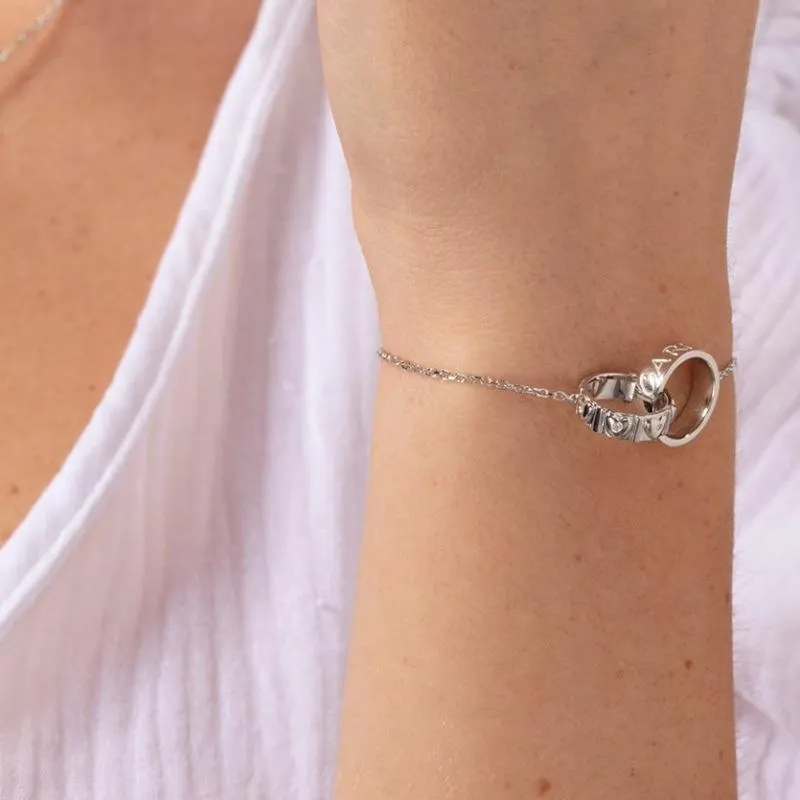 Clogau Cariad Cariad Sterling Silver Links Bracelet