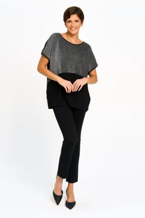 Colour Block Sparkle Top by Red Coral