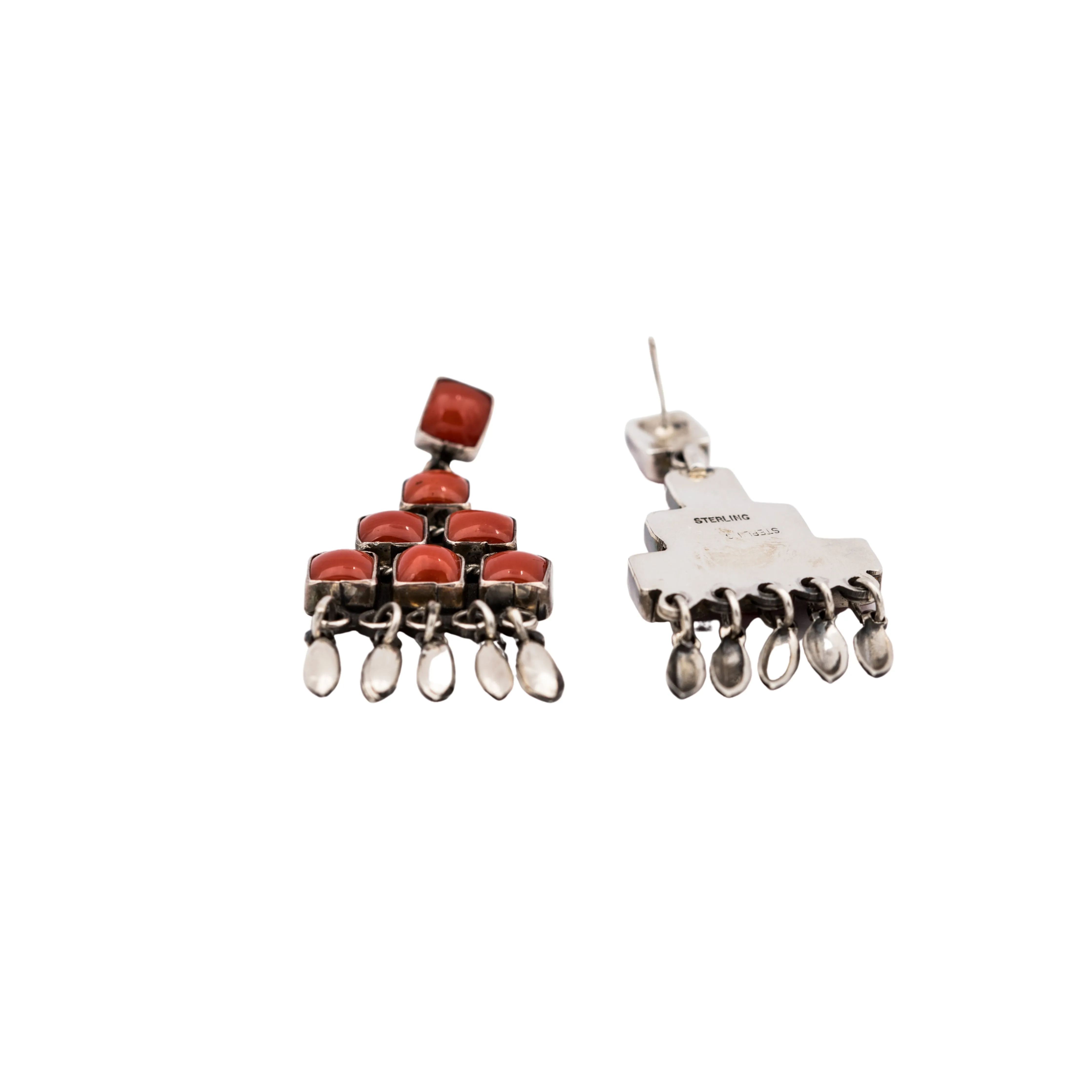 Coral Earrings