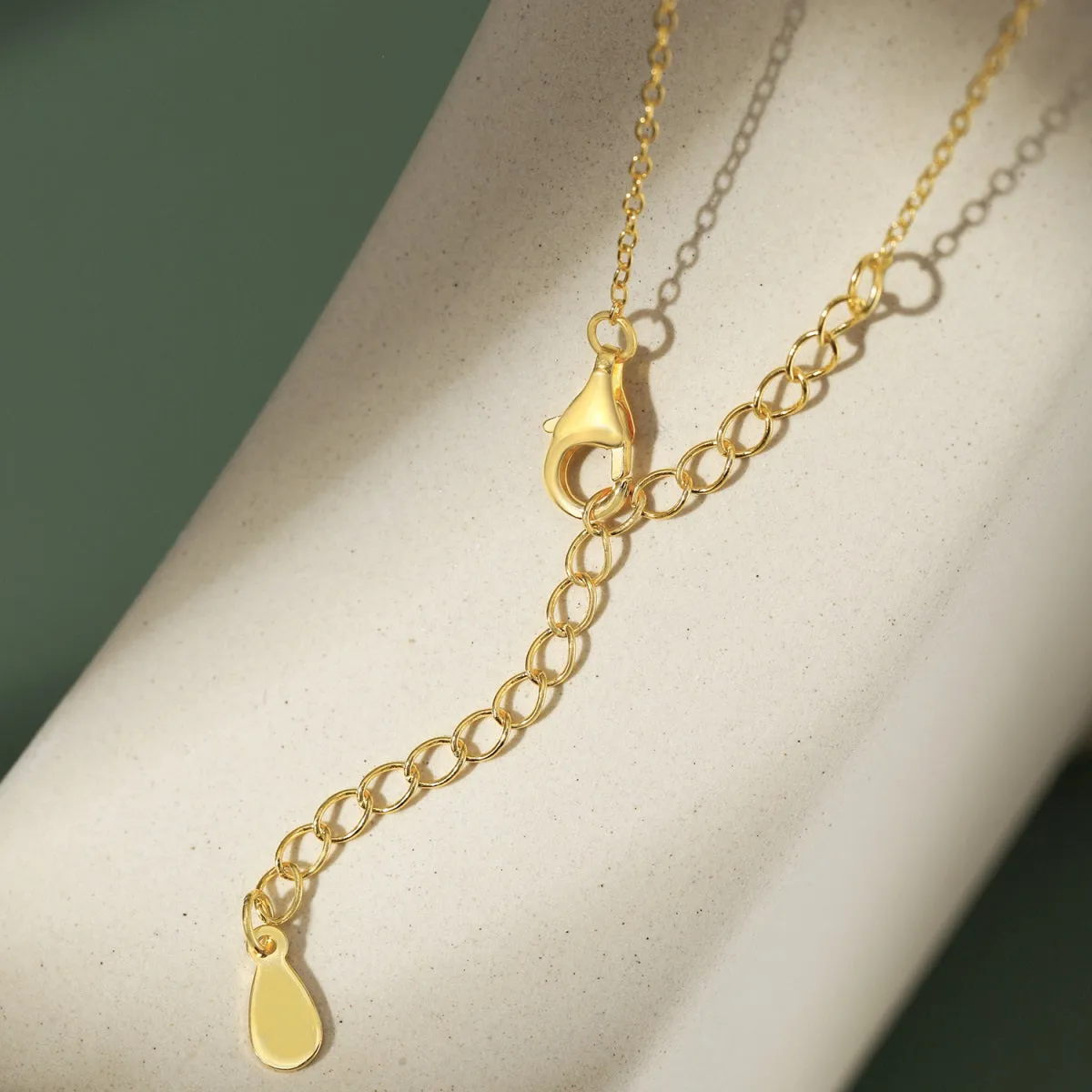 Crystal Triangle Pendant Geometric Necklace