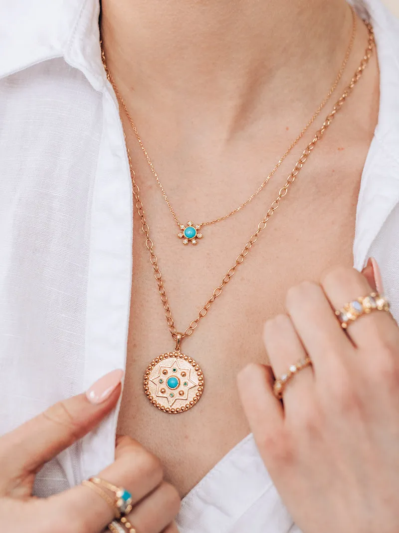 Dew Drop Marine Étoile Pendant