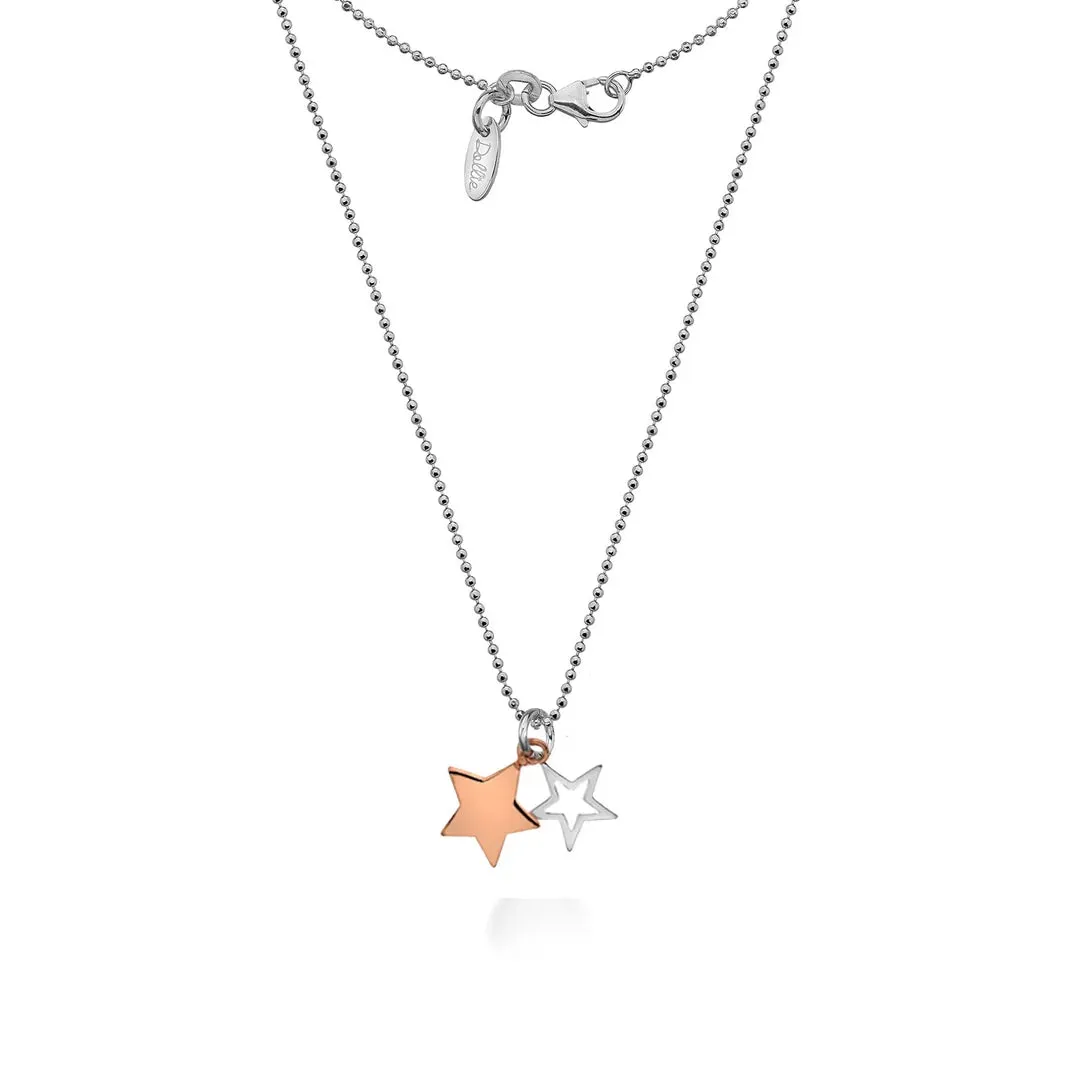 Dollie Jewellery Rose Gold Shining Star Necklace