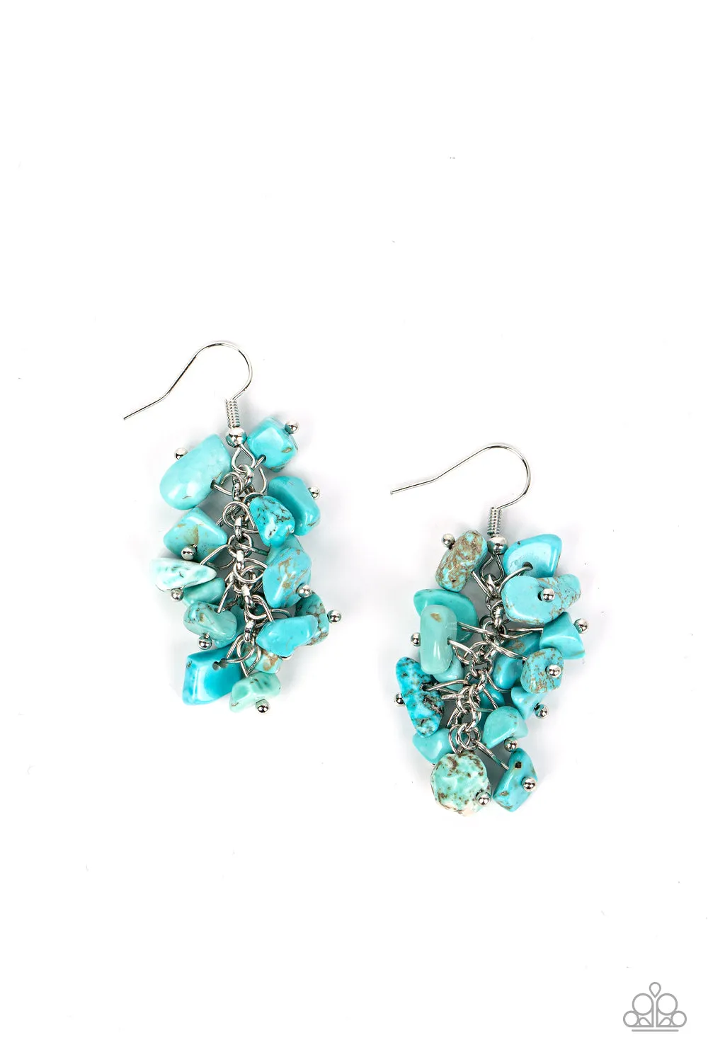 Earrings Pebble Palette - Blue