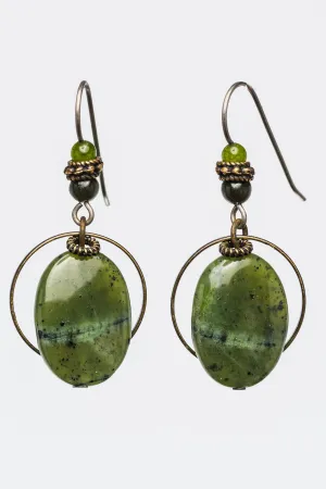 Elemental Jade Earrings