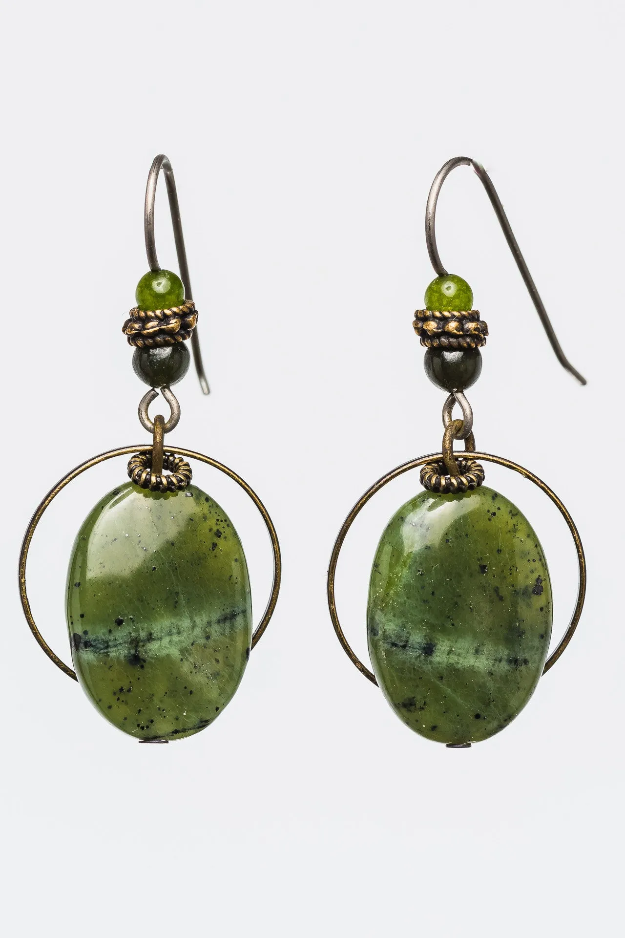 Elemental Jade Earrings