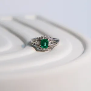 Emerald & Diamond Ring
