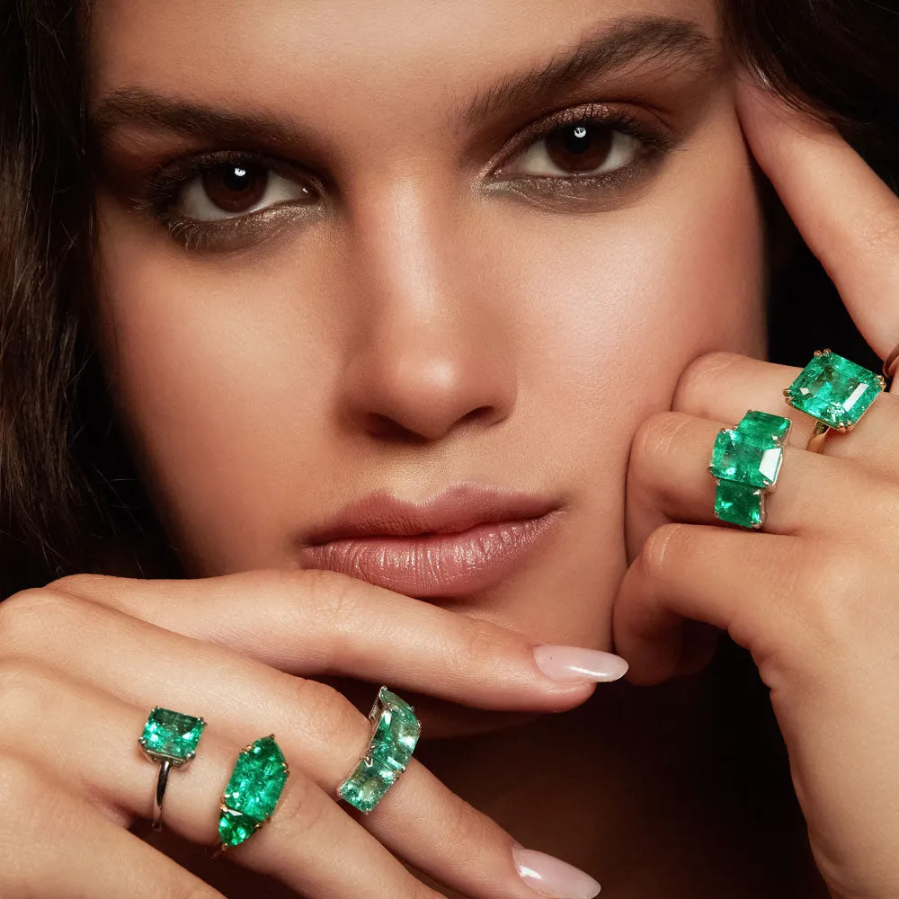 Emerald Solitaire Ring