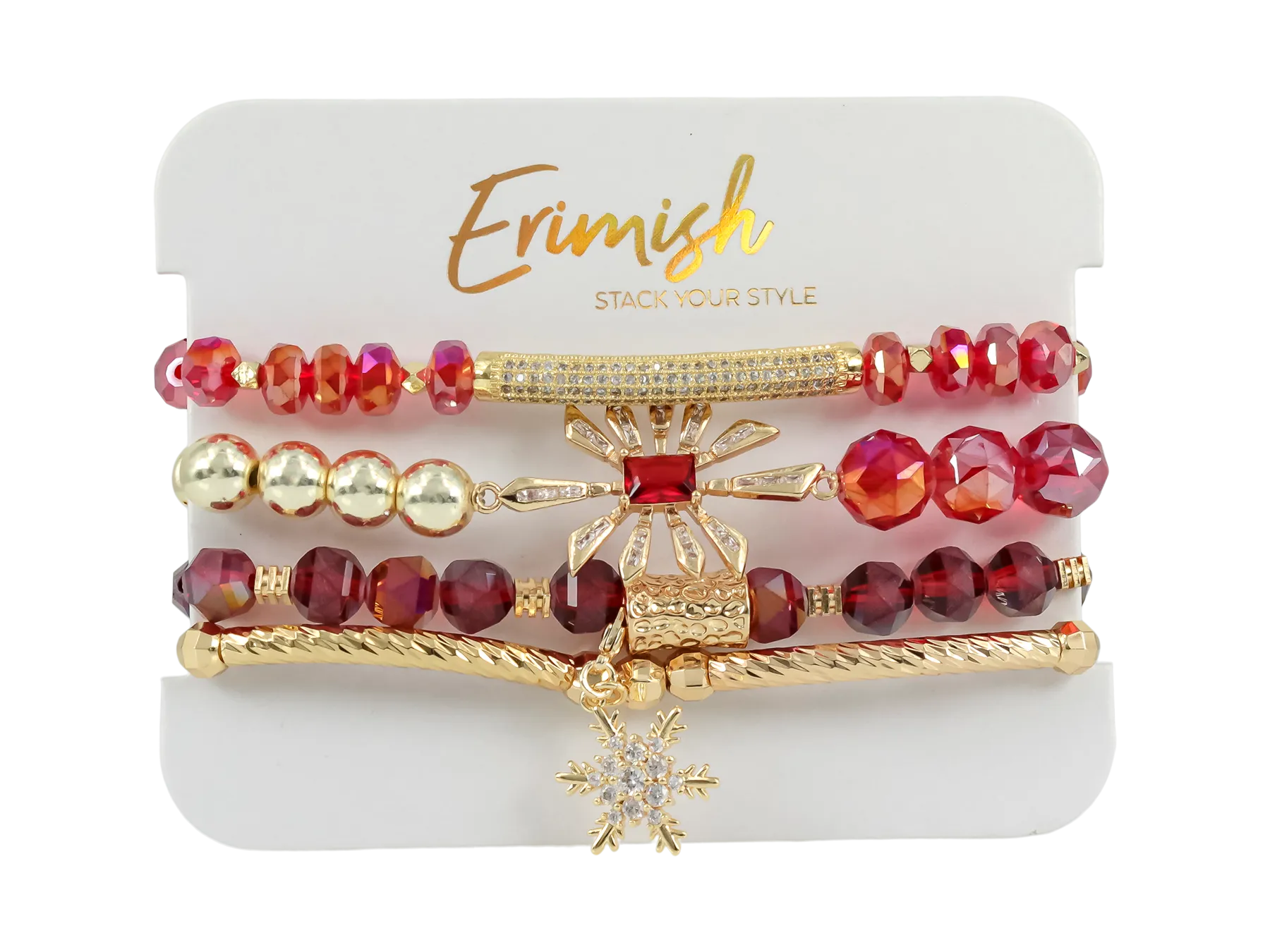 Erimish Snowflake Stack Red