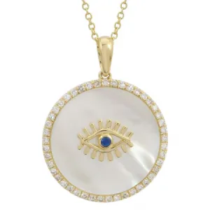 Evil Eye Gemstone Pendant