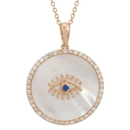 Evil Eye Gemstone Pendant
