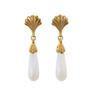 Facade Mother of Pearl Drop Earrings