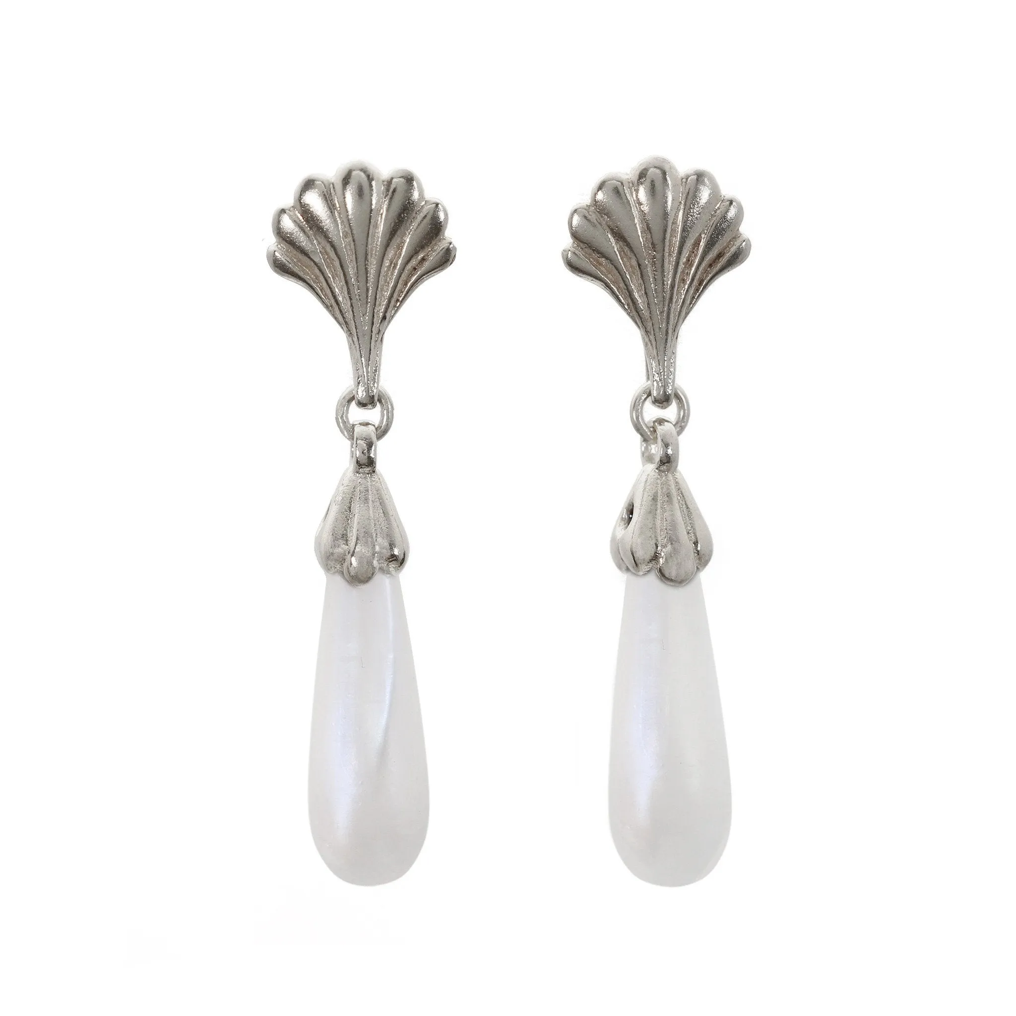 Facade Mother of Pearl Drop Earrings