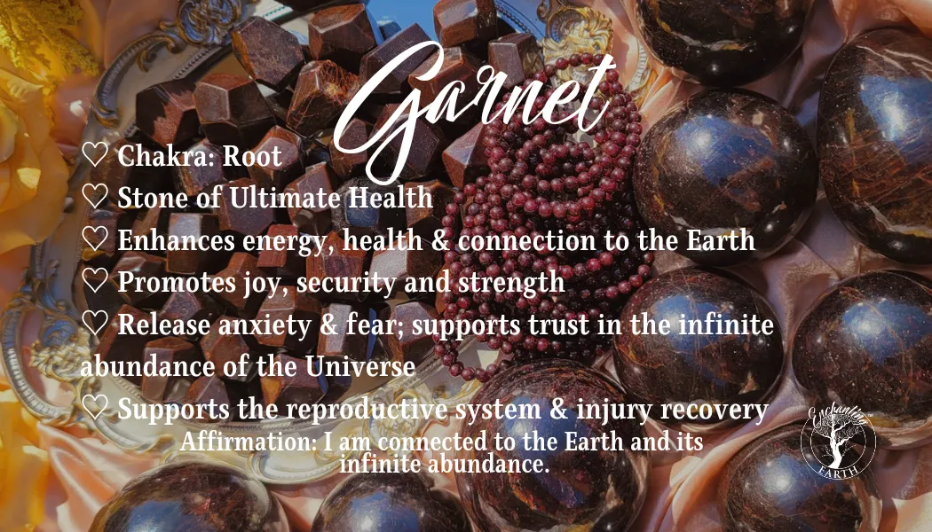 Garnet and Peridot Bracelet for Grounding, Health and Strength