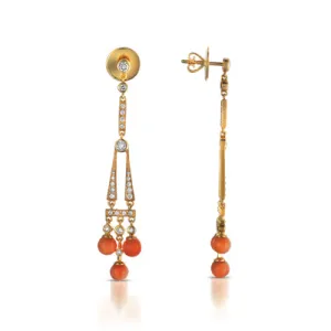 Gelato Color Gemstone and Diamond Earrings  Style 18E00042D