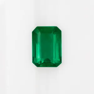 GIA CERTIFIED EMERALD 1.5 CARAT EMERALD SHAPE CUT NATURAL GREEN LOOSE GEMSTONE