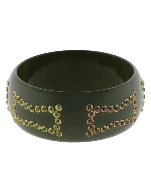Grey Bakelite Bangle