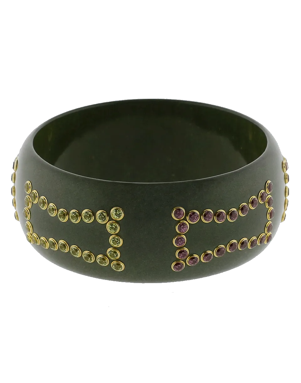Grey Bakelite Bangle