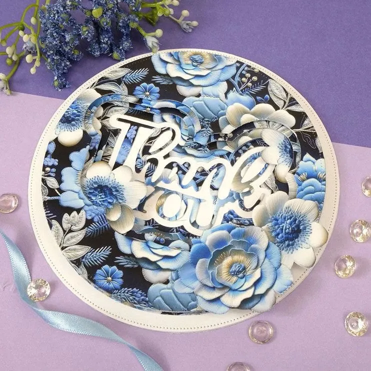 Hunkydory Moonstone Dies - Radiant Sentiments - Good Luck & Thank You