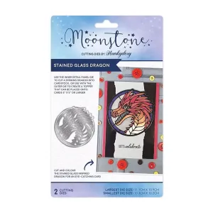 Hunkydory Moonstone Dies - Stained Glass Dragon