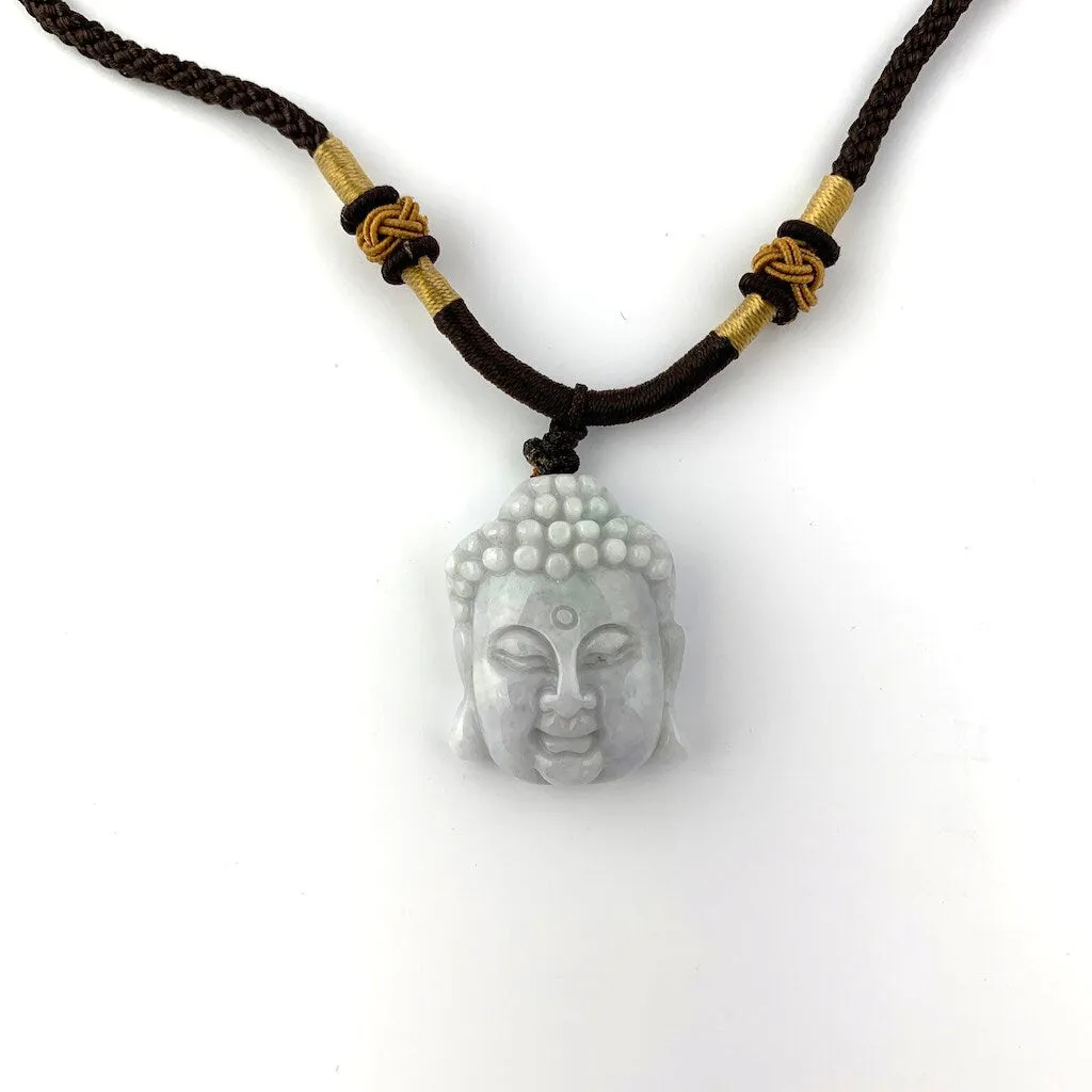 Jadeite Jade Buddha Carved Pendant, Amida, Amitabha, YW-0110-1647119737