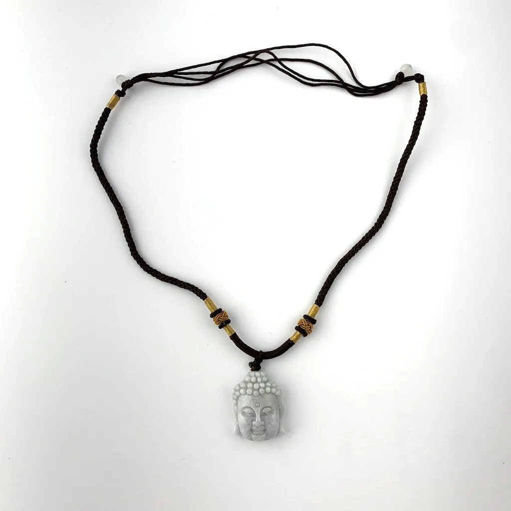 Jadeite Jade Buddha Carved Pendant, Amida, Amitabha, YW-0110-1647119737