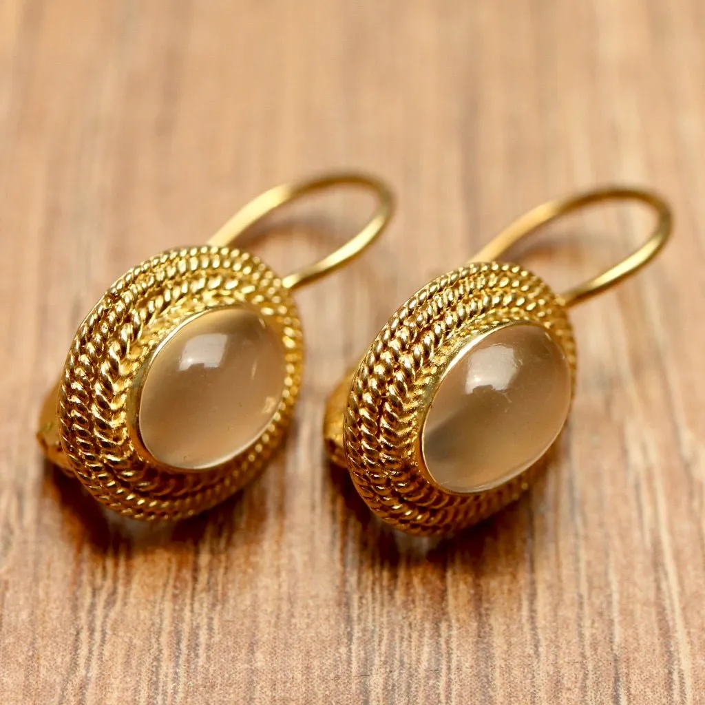 Lady Jane Grey Moonstone Earrings
