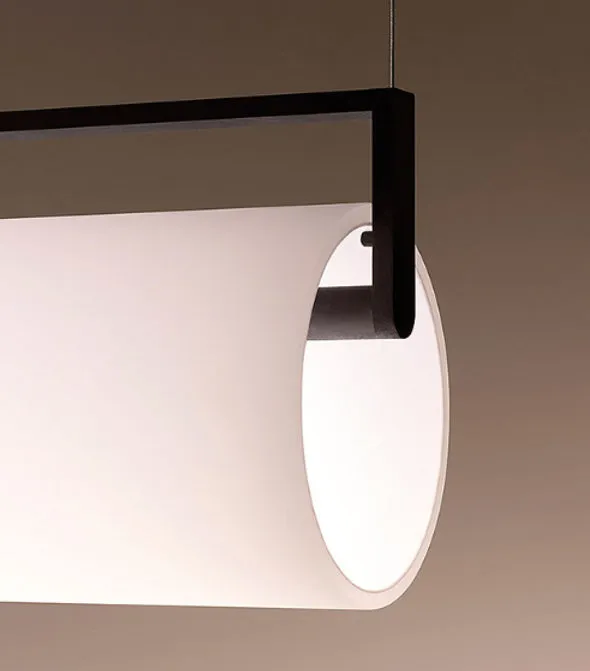 LED Chinese Style Paper Roll Pendant Light