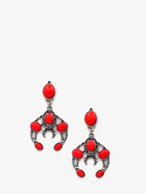 Montana West Turquoise Stone Dangling Earrings