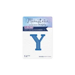 Moonstone Dies - Dotty Initials & Numbers - Y