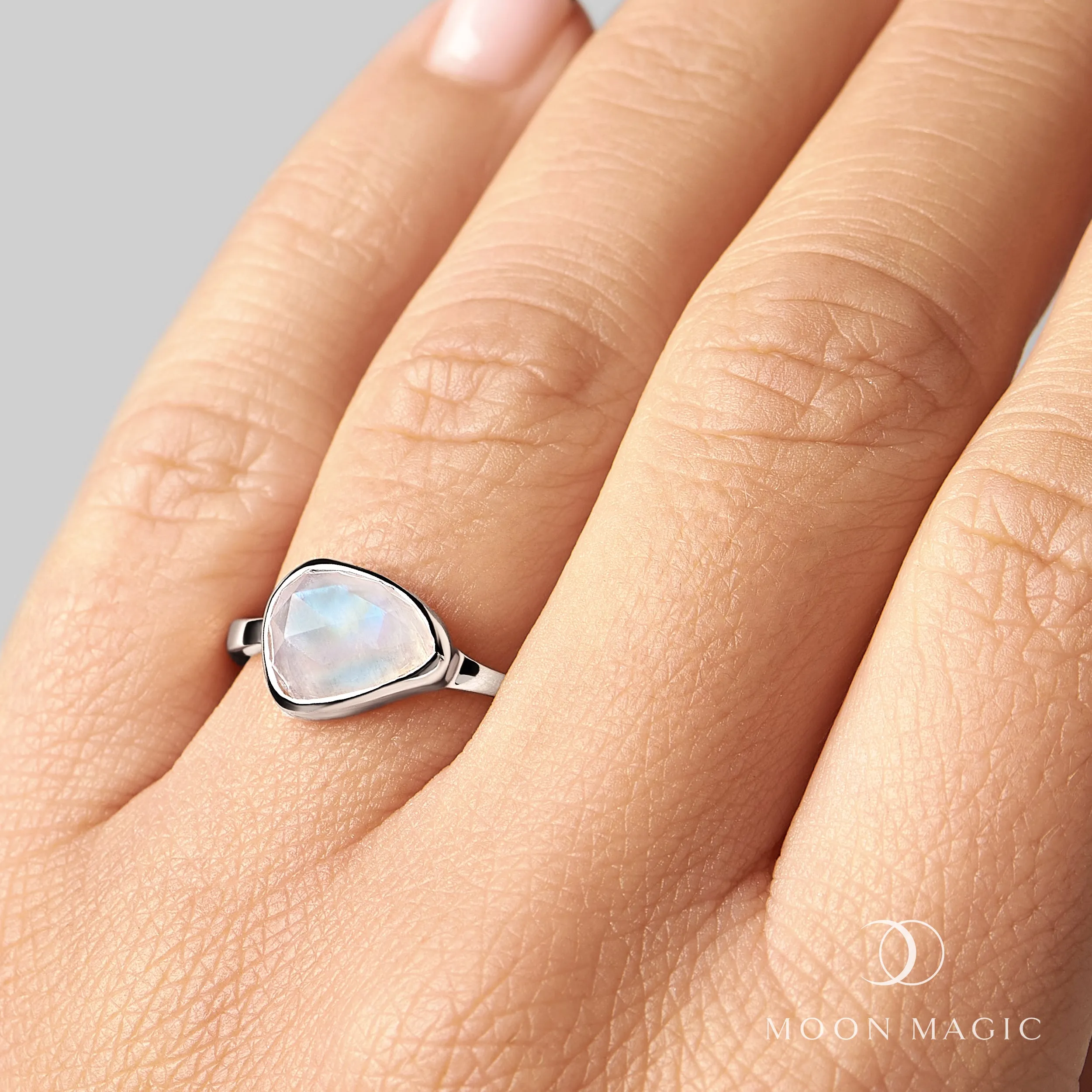 Moonstone Ring - Nude