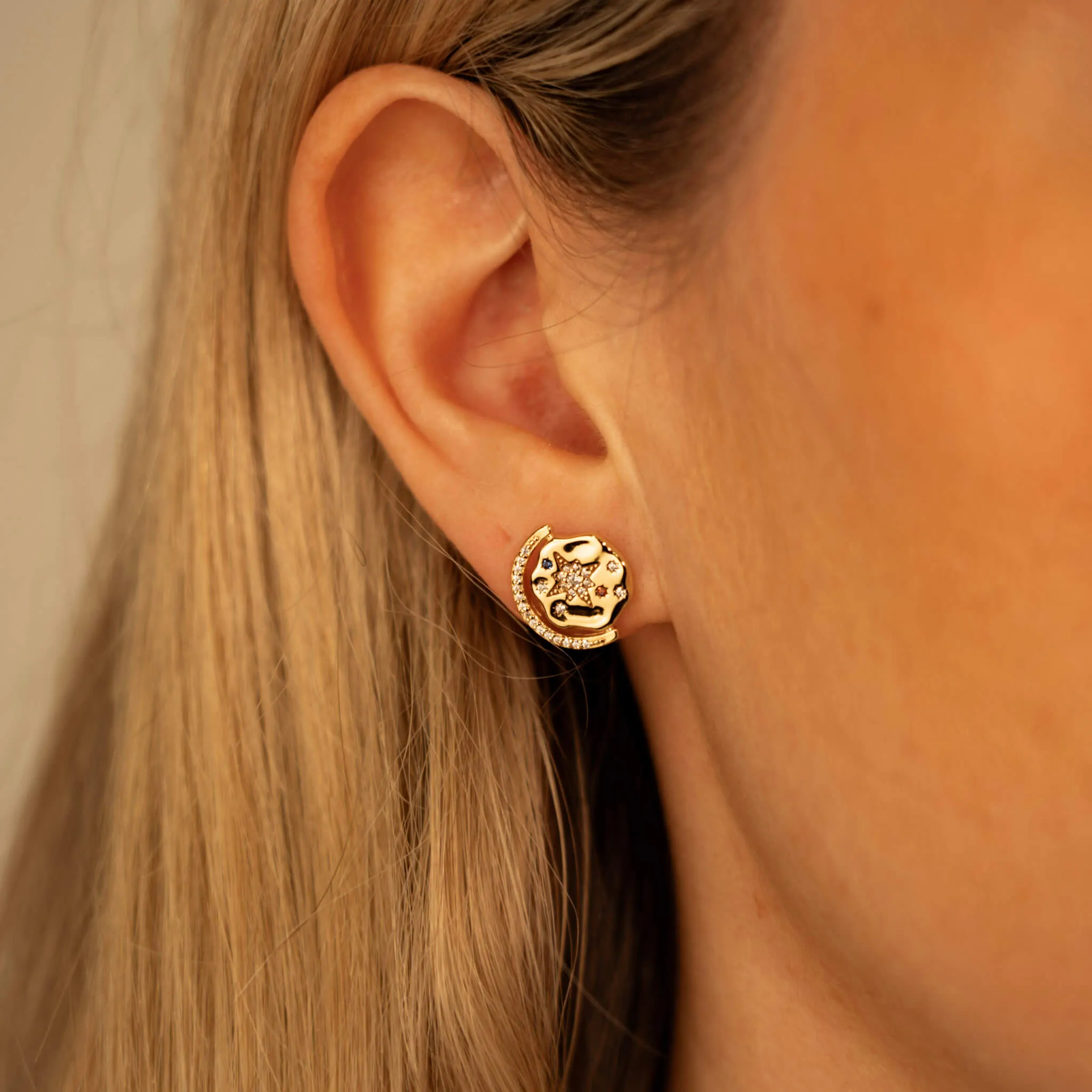 My Sun, Moon & Stars Bracelet   Studs Set