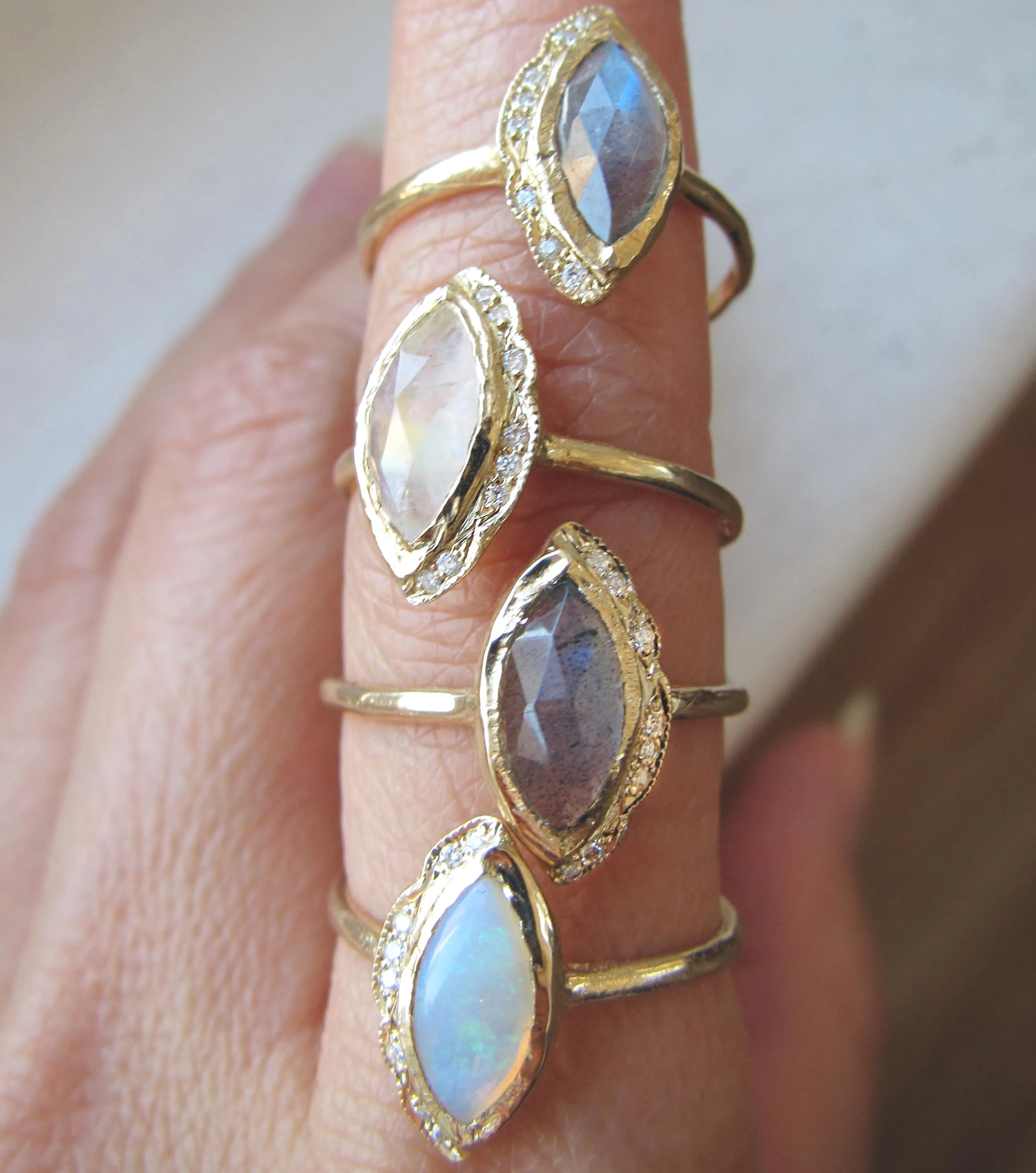 Native Moonstone Ring