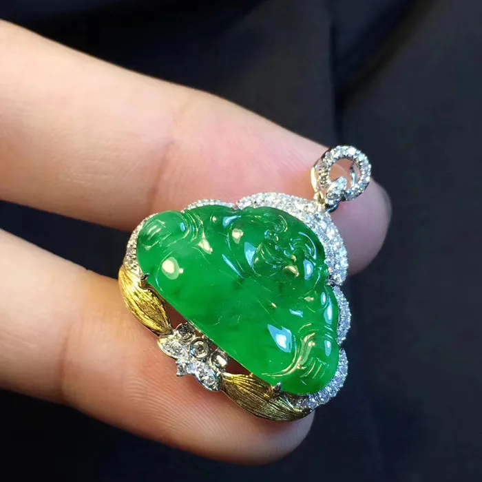 Natural Jade Pendant Jadeite Pendant NPT057