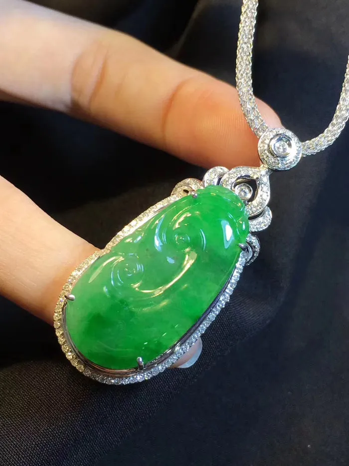 Natural Jade Pendant Jadeite Pendant NPT069